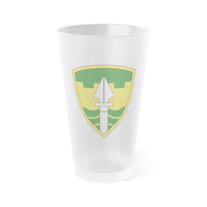 43rd Military Police Brigade (U.S. Army) Frosted Pint Glass 16oz Default Title - Go Mug Yourself