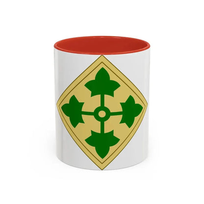 43rd Sustainment Brigade 2 (U.S. Army) Accent Coffee Mug 11oz Red - Go Mug Yourself