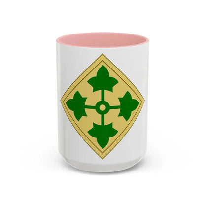 43rd Sustainment Brigade 2 (U.S. Army) Accent Coffee Mug 15oz Pink - Go Mug Yourself