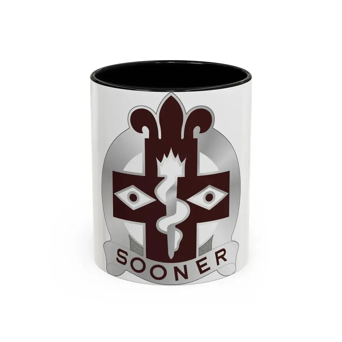 44 Evacuation Hospital (U.S. Army) Accent Coffee Mug 11oz Black - Go Mug Yourself