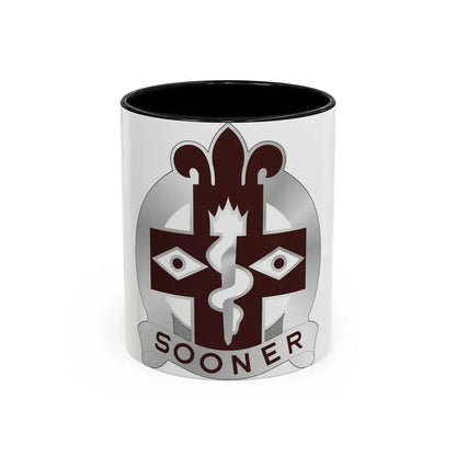 44 Evacuation Hospital (U.S. Army) Accent Coffee Mug 11oz Black - Go Mug Yourself