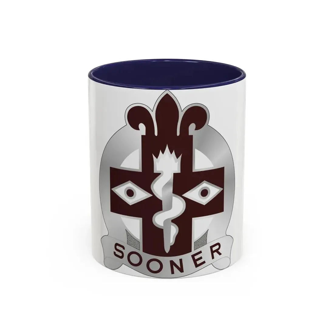 44 Evacuation Hospital (U.S. Army) Accent Coffee Mug 11oz Navy - Go Mug Yourself