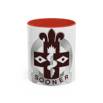 44 Evacuation Hospital (U.S. Army) Accent Coffee Mug 11oz Red - Go Mug Yourself