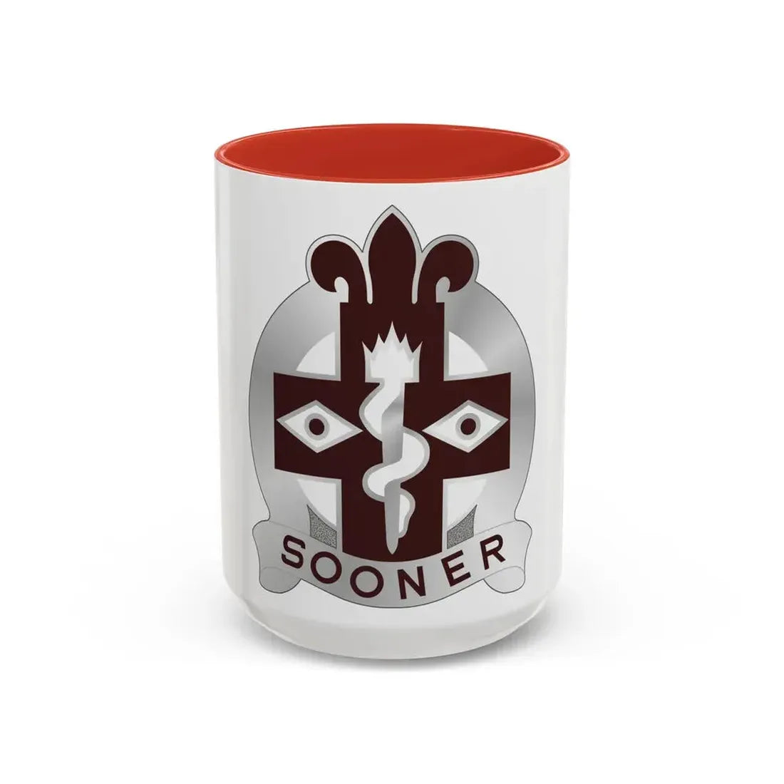 44 Evacuation Hospital (U.S. Army) Accent Coffee Mug 15oz Black - Go Mug Yourself