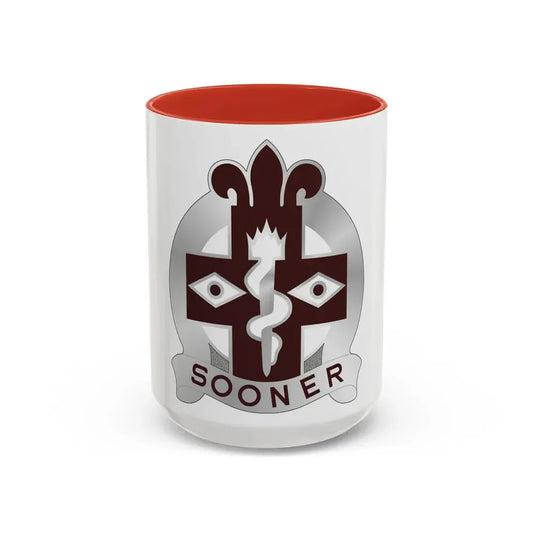 44 Evacuation Hospital (U.S. Army) Accent Coffee Mug 15oz Black - Go Mug Yourself