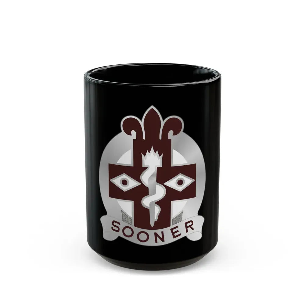 44 Evacuation Hospital (U.S. Army) Black Coffee Mug 15oz - Go Mug Yourself