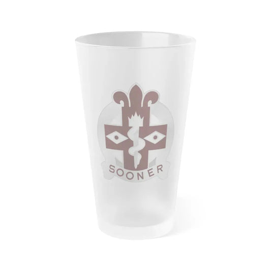 44 Evacuation Hospital (U.S. Army) Frosted Pint Glass 16oz Default Title - Go Mug Yourself