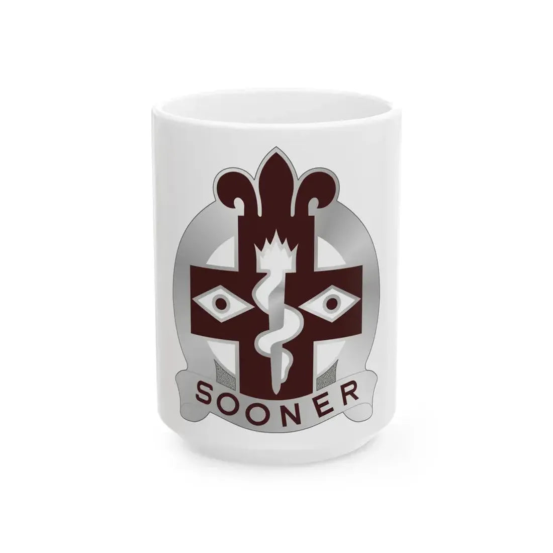 44 Evacuation Hospital (U.S. Army) White Coffee Mug 15oz - Go Mug Yourself