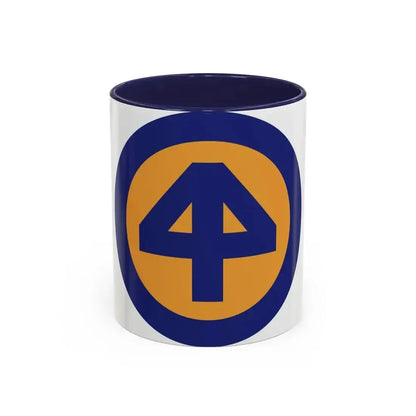 44 INF DIV SSI (U.S. Army) Accent Coffee Mug 11oz Navy - Go Mug Yourself