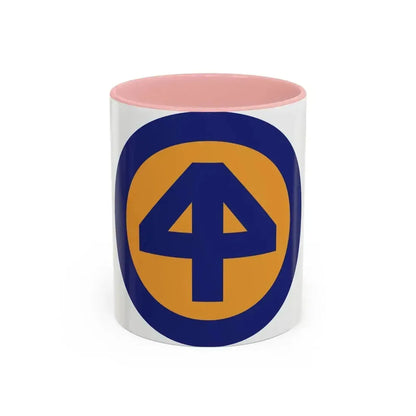44 INF DIV SSI (U.S. Army) Accent Coffee Mug 11oz Pink - Go Mug Yourself