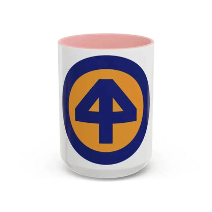 44 INF DIV SSI (U.S. Army) Accent Coffee Mug 15oz Pink - Go Mug Yourself