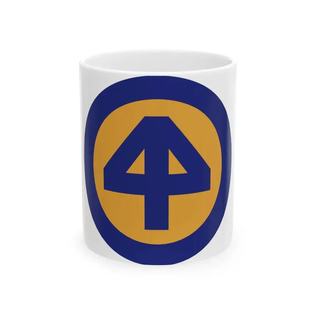 44 INF DIV SSI (U.S. Army) White Coffee Mug 11oz - Go Mug Yourself