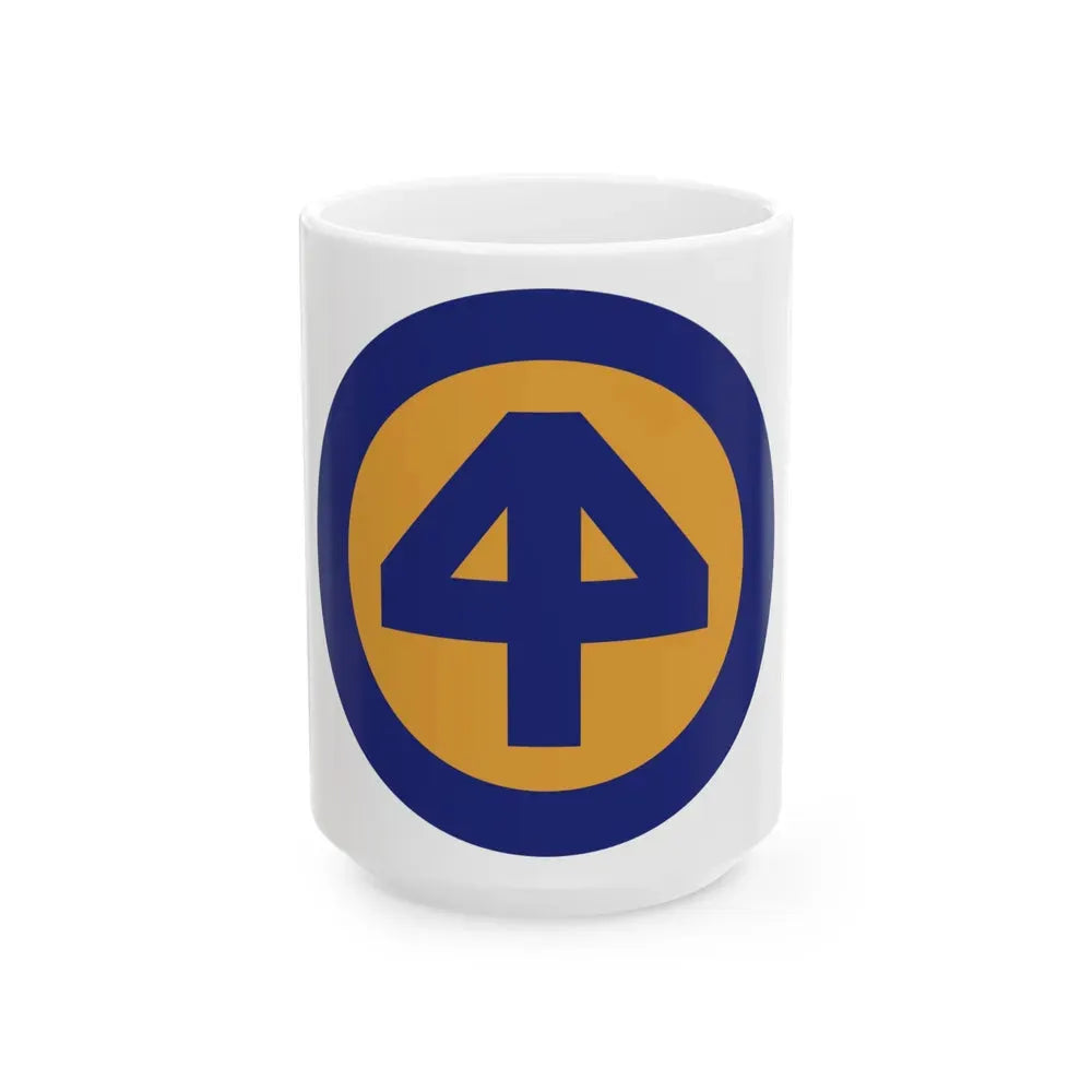 44 INF DIV SSI (U.S. Army) White Coffee Mug 15oz - Go Mug Yourself