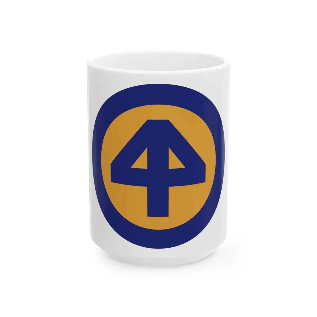 44 INF DIV SSI (U.S. Army) White Coffee Mug 15oz - Go Mug Yourself