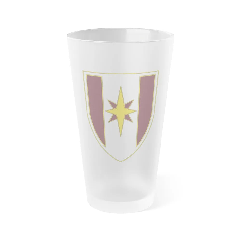 44 Medical Brigade 2 (U.S. Army) Frosted Pint Glass 16oz-Go Mug Yourself