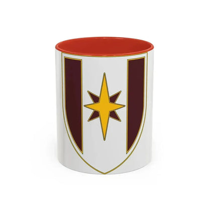 44 Medical Brigade 2 (U.S. Army) Accent Coffee Mug 11oz Red - Go Mug Yourself