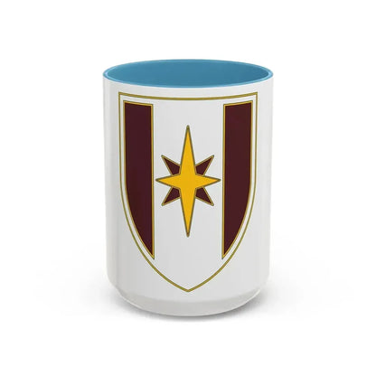 44 Medical Brigade 2 (U.S. Army) Accent Coffee Mug 15oz Light Blue - Go Mug Yourself