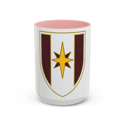 44 Medical Brigade 2 (U.S. Army) Accent Coffee Mug 15oz Pink - Go Mug Yourself