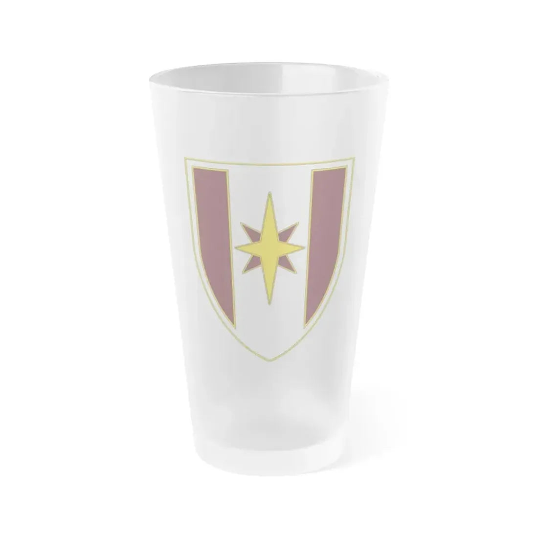 44 Medical Brigade 2 (U.S. Army) Frosted Pint Glass 16oz Default Title - Go Mug Yourself