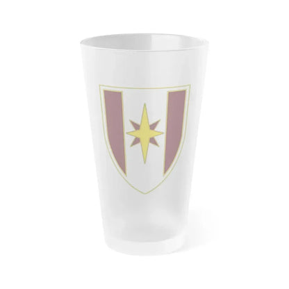 44 Medical Brigade 2 (U.S. Army) Frosted Pint Glass 16oz Default Title - Go Mug Yourself