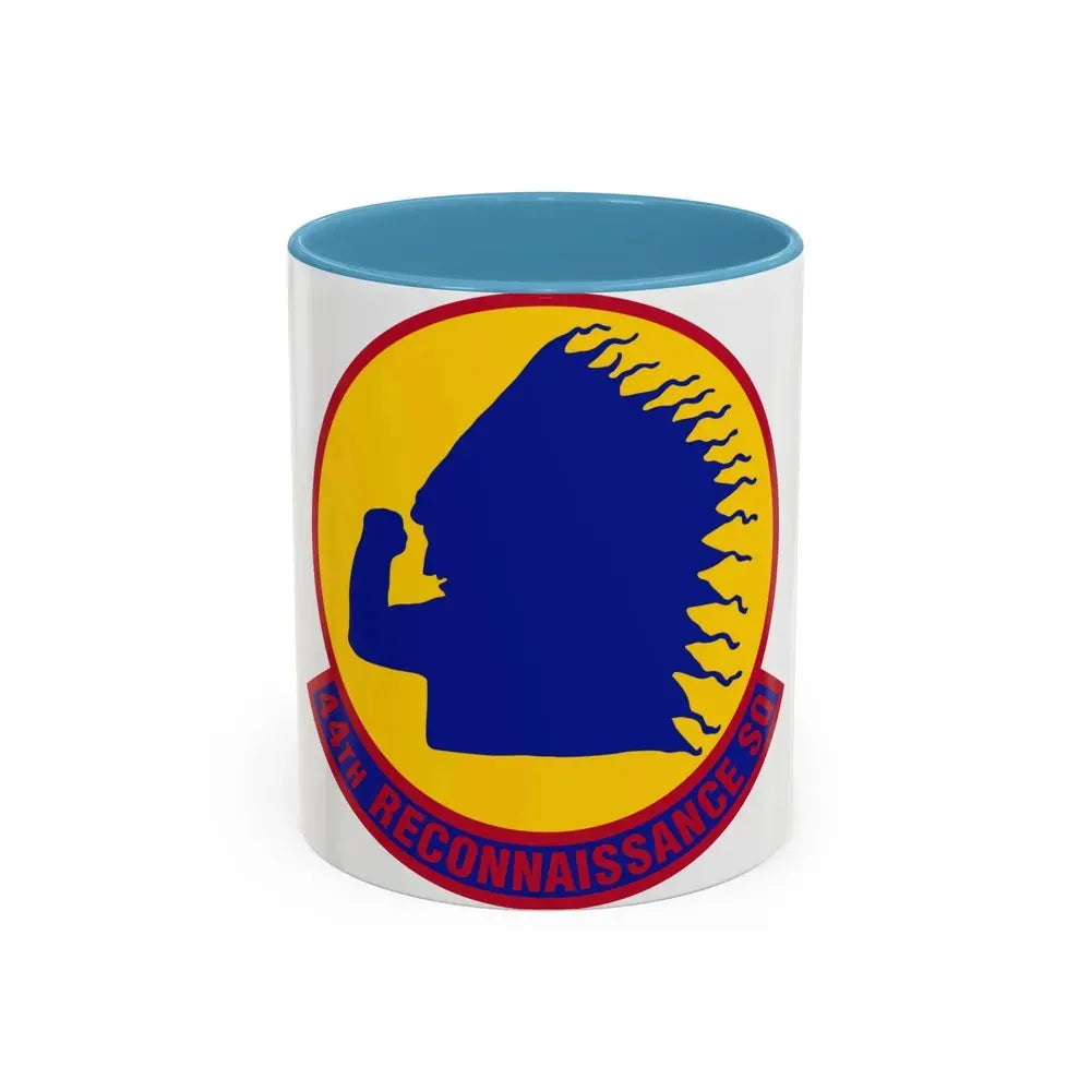 44 Reconnaissance Squadron ACC (U.S. Air Force) Accent Coffee Mug 11oz Light Blue - Go Mug Yourself