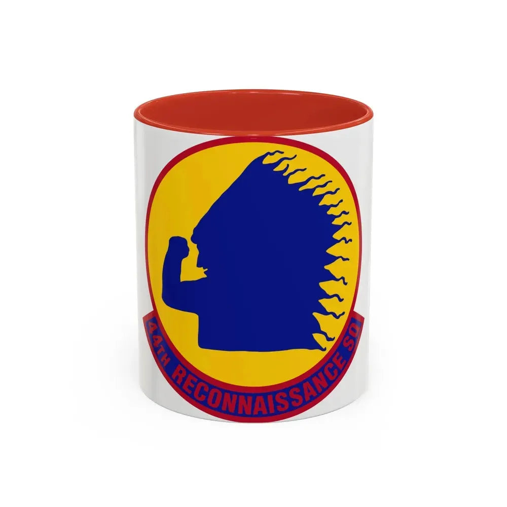 44 Reconnaissance Squadron ACC (U.S. Air Force) Accent Coffee Mug 11oz Red - Go Mug Yourself