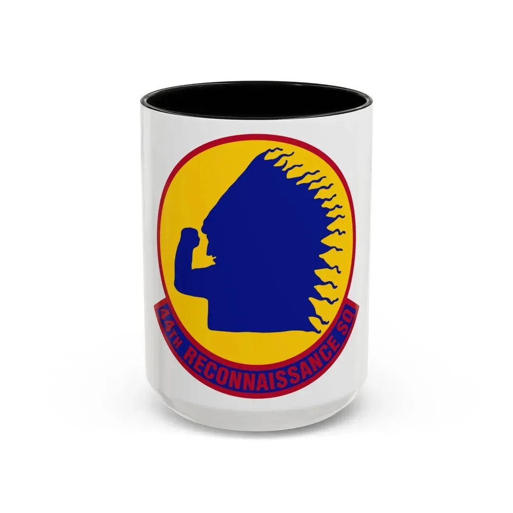 44 Reconnaissance Squadron ACC (U.S. Air Force) Accent Coffee Mug 15oz Black - Go Mug Yourself