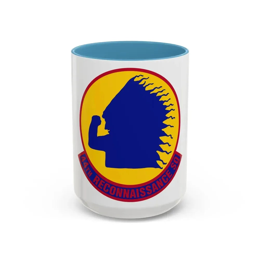 44 Reconnaissance Squadron ACC (U.S. Air Force) Accent Coffee Mug 15oz Light Blue - Go Mug Yourself