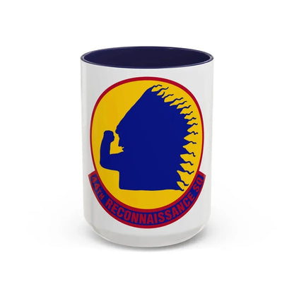 44 Reconnaissance Squadron ACC (U.S. Air Force) Accent Coffee Mug 15oz Navy - Go Mug Yourself