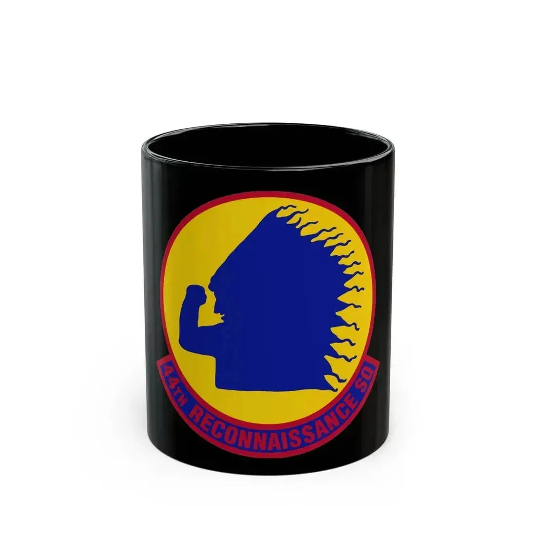 44 Reconnaissance Squadron ACC (U.S. Air Force) Black Coffee Mug 11oz - Go Mug Yourself