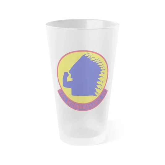 44 Reconnaissance Squadron ACC (U.S. Air Force) Frosted Pint Glass 16oz 16oz Frosted - Go Mug Yourself