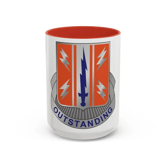 44 Signal Battalion (U.S. Army) Accent Coffee Mug 15oz Red - Go Mug Yourself