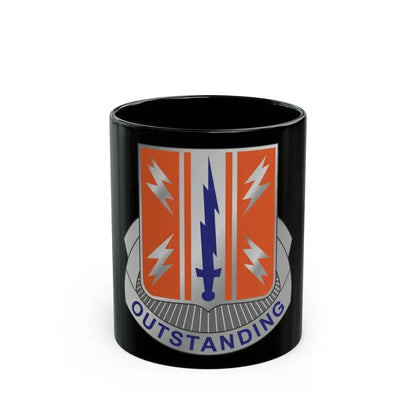 44 Signal Battalion (U.S. Army) Black Coffee Mug 11oz - Go Mug Yourself