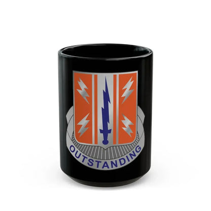 44 Signal Battalion (U.S. Army) Black Coffee Mug 15oz - Go Mug Yourself