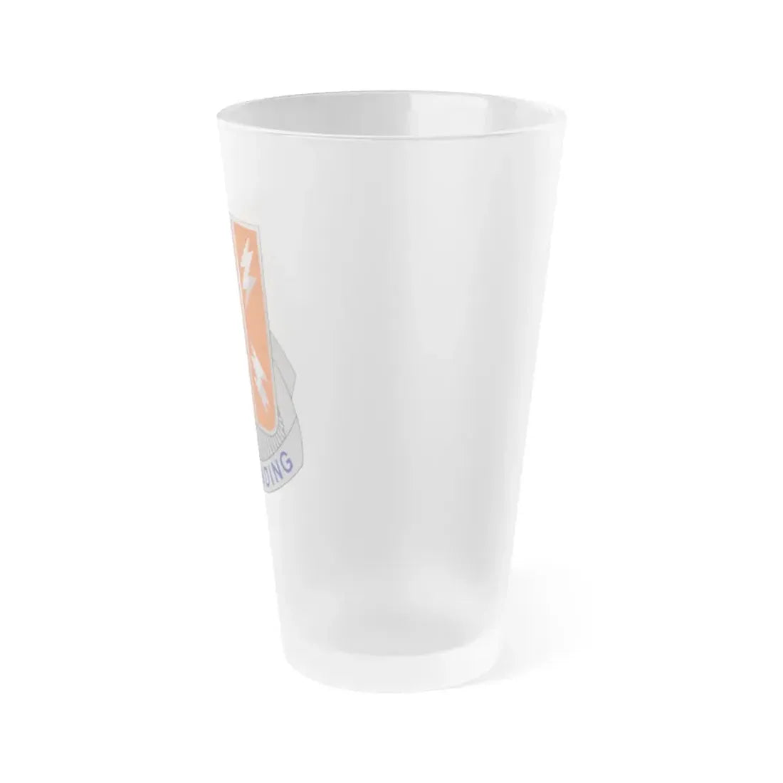 44 Signal Battalion (U.S. Army) Frosted Pint Glass 16oz - Go Mug Yourself