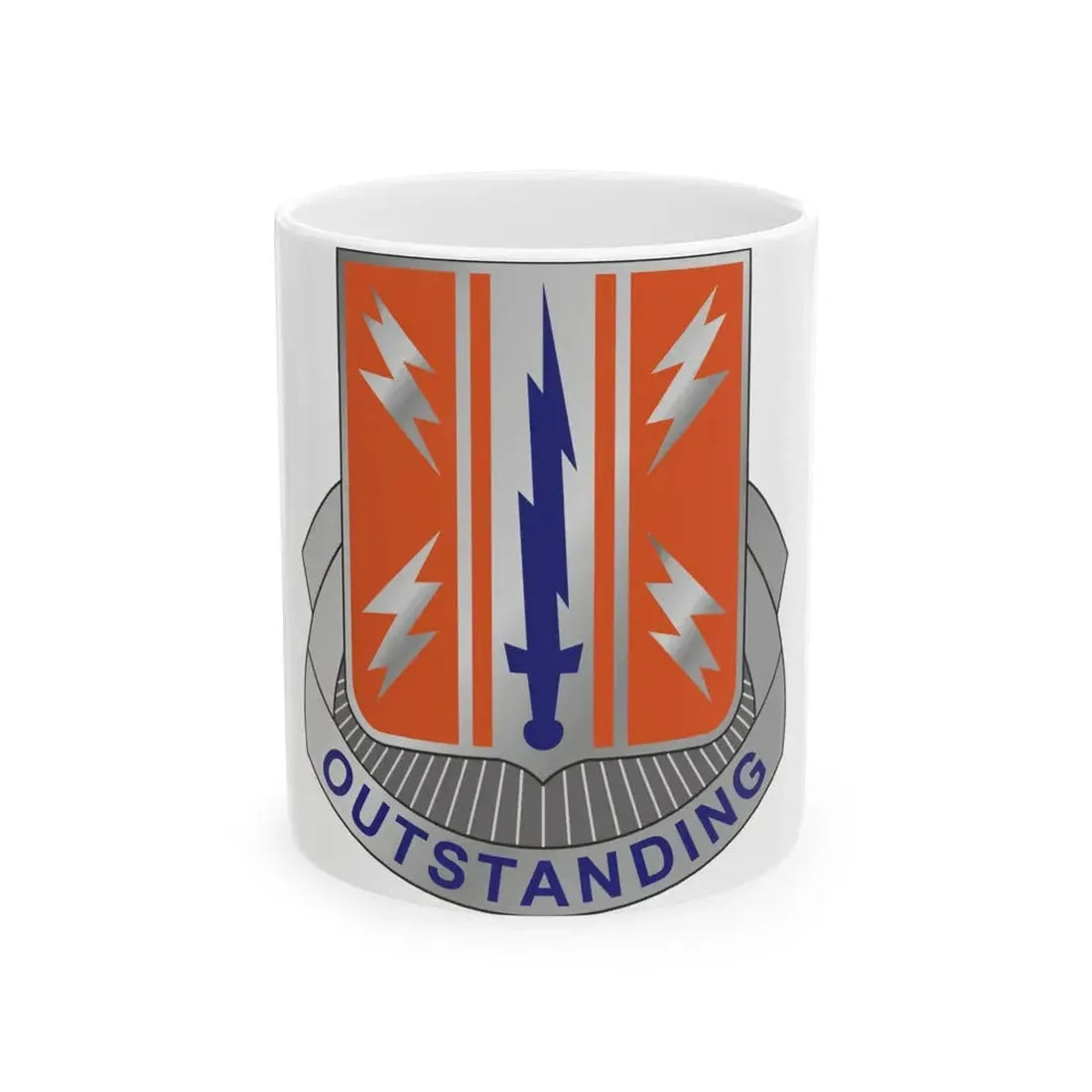44 Signal Battalion (U.S. Army) White Coffee Mug 11oz - Go Mug Yourself