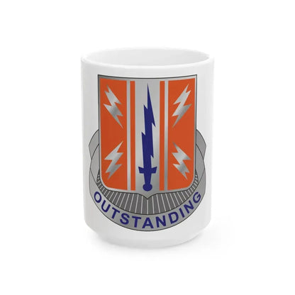 44 Signal Battalion (U.S. Army) White Coffee Mug 15oz - Go Mug Yourself