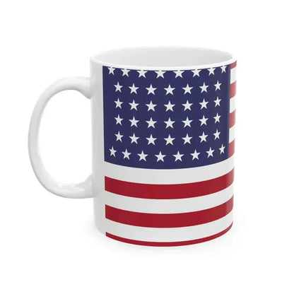 44 Star US Flag (United States) White Coffee Mug - Go Mug Yourself