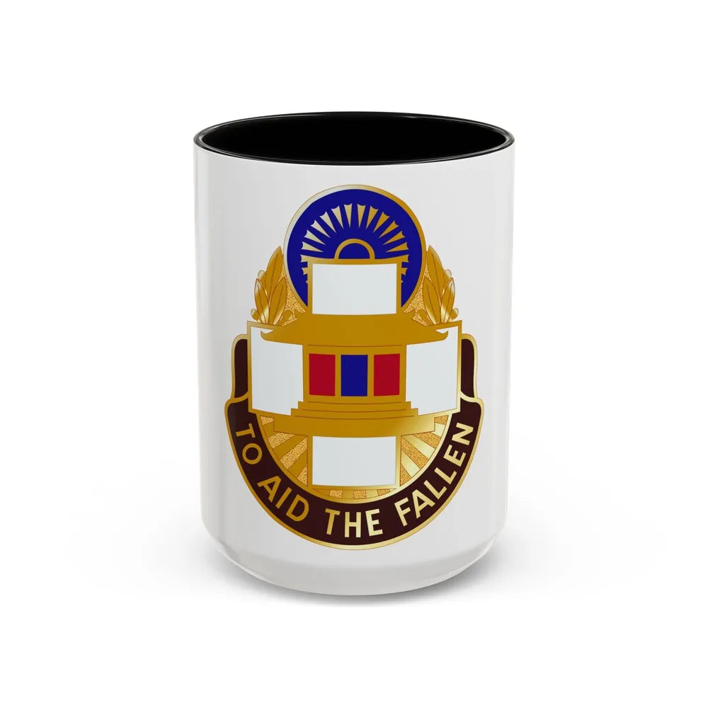 44 Surgical Hospital (U.S. Army) Accent Coffee Mug-15oz-Black-Go Mug Yourself