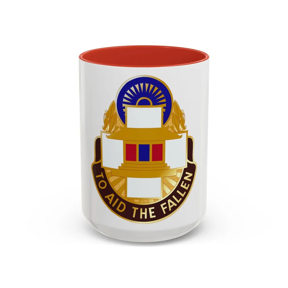 44 Surgical Hospital (U.S. Army) Accent Coffee Mug-15oz-Red-Go Mug Yourself