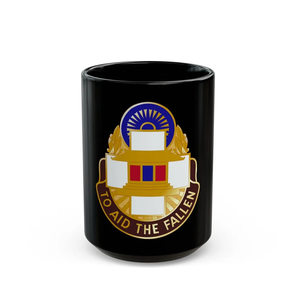 44 Surgical Hospital (U.S. Army) Black Coffee Mug-15oz-Go Mug Yourself