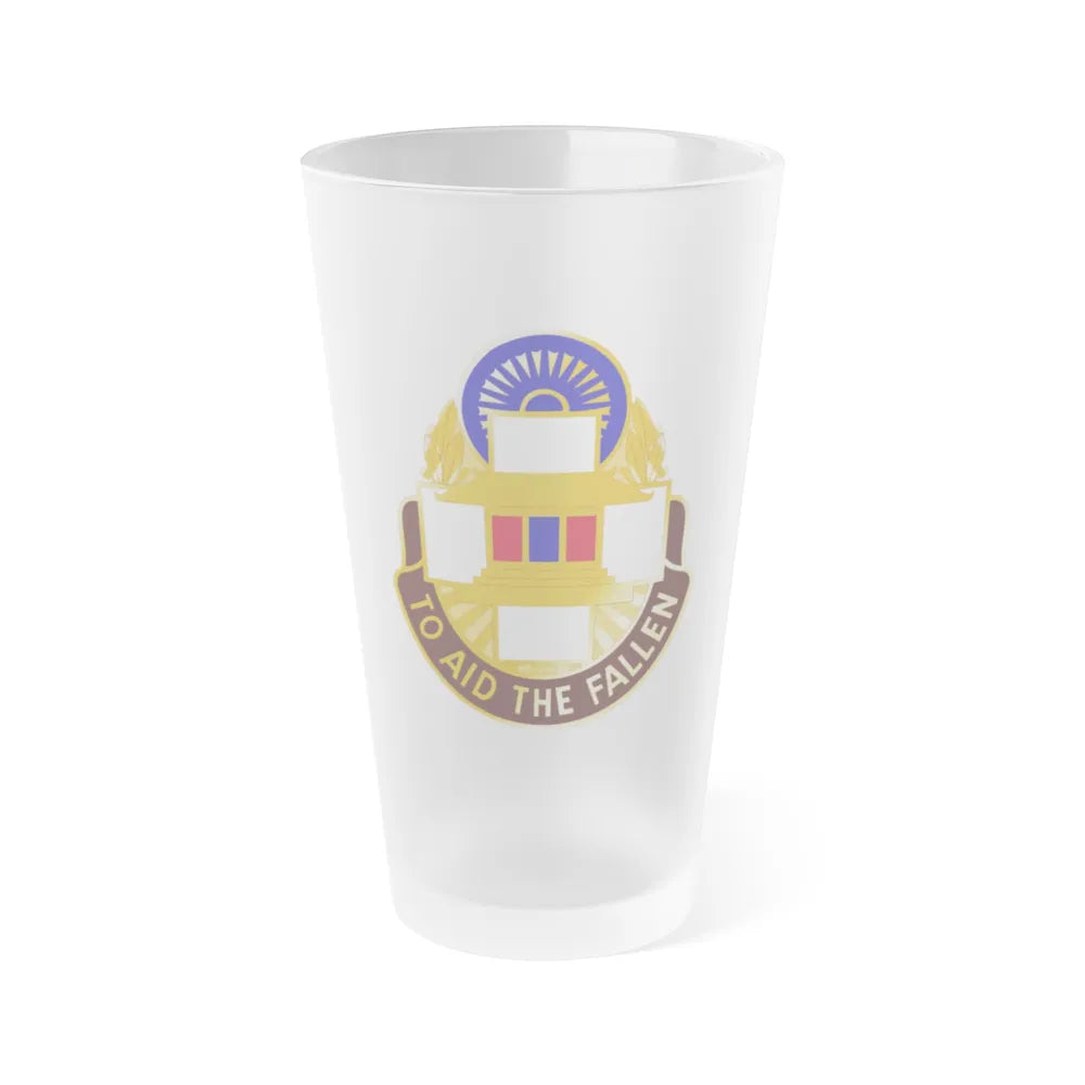 44 Surgical Hospital (U.S. Army) Frosted Pint Glass 16oz-Go Mug Yourself