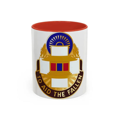 44 Surgical Hospital (U.S. Army) Accent Coffee Mug 11oz Red - Go Mug Yourself