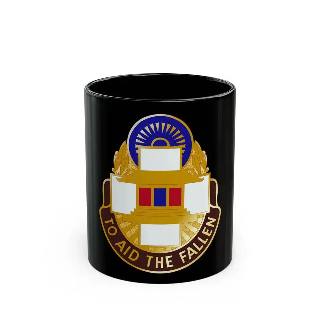 44 Surgical Hospital (U.S. Army) Black Coffee Mug 11oz - Go Mug Yourself