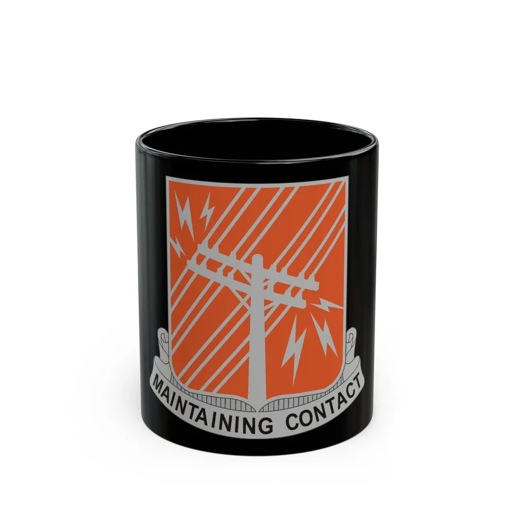 440 Signal Battalion (U.S. Army) Black Coffee Mug-11oz-Go Mug Yourself