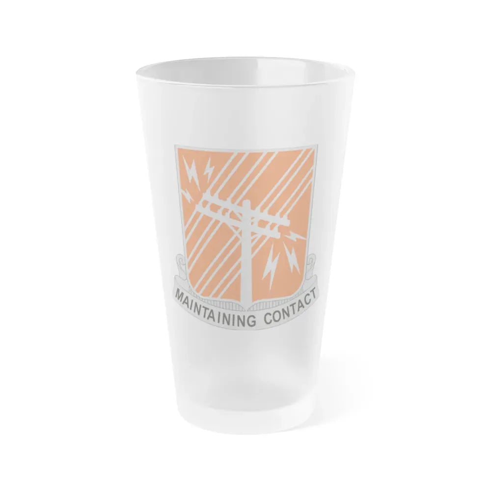 440 Signal Battalion (U.S. Army) Frosted Pint Glass 16oz Default Title - Go Mug Yourself