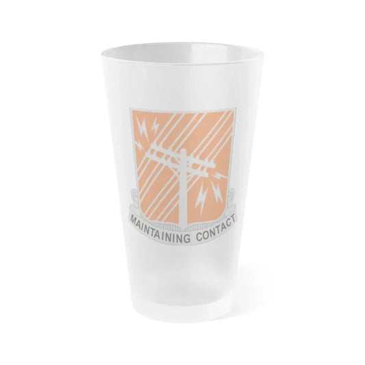 440 Signal Battalion (U.S. Army) Frosted Pint Glass 16oz Default Title - Go Mug Yourself