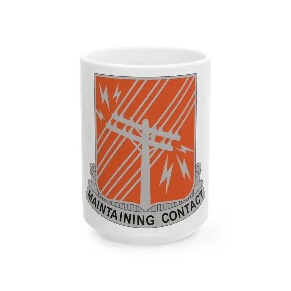 440 Signal Battalion (U.S. Army) White Coffee Mug 15oz - Go Mug Yourself