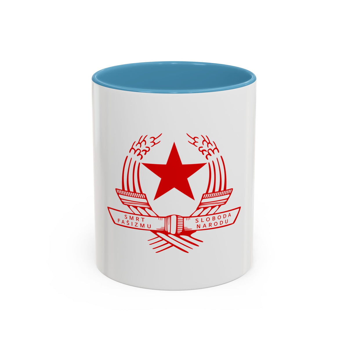 Emblem of the State Anti-fascist Council for the National Liberation of Croatia - Accent Coffee Mug