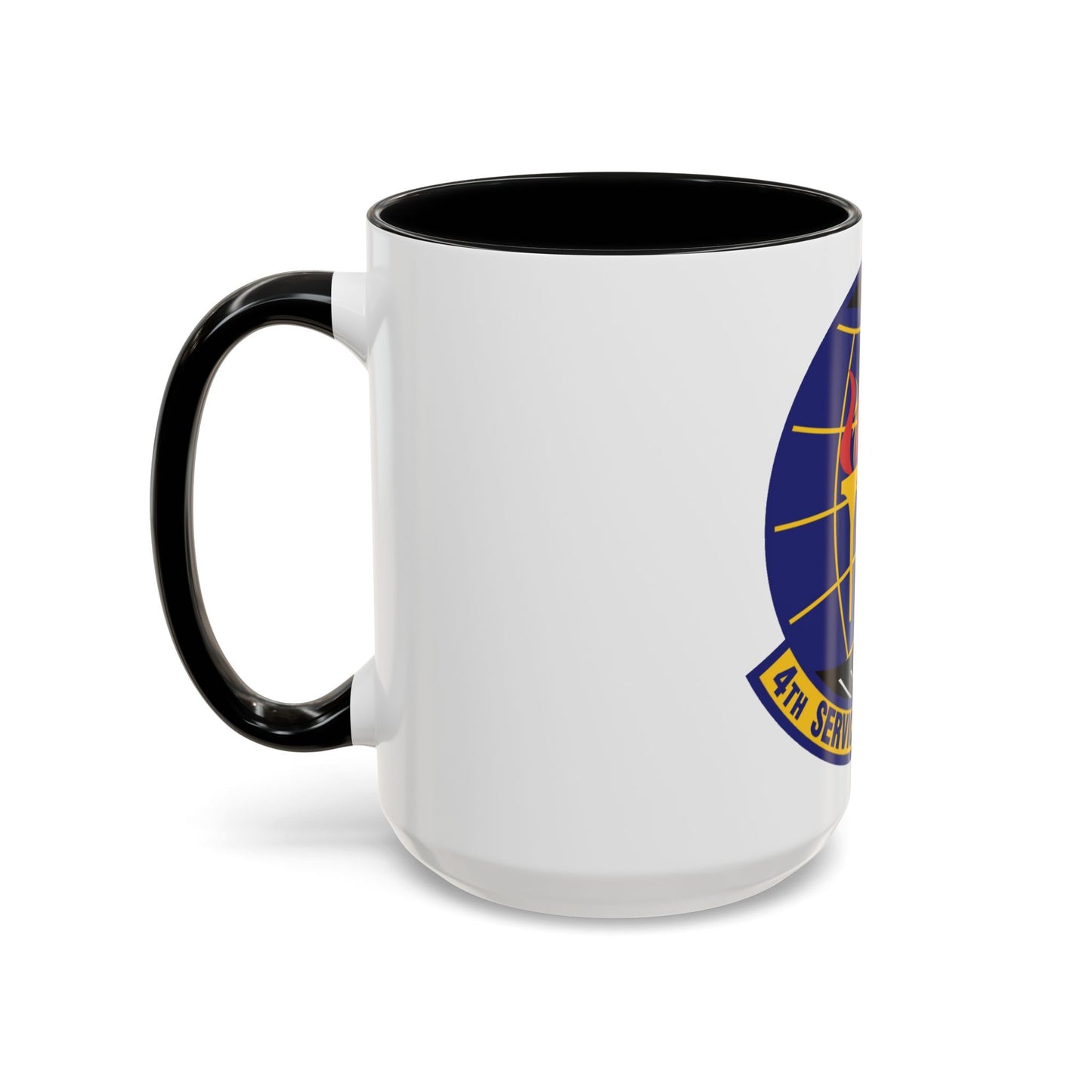 4th Services Squadron (U.S. Air Force) Accent Coffee Mug